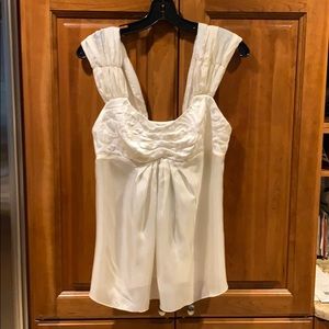 Black Halo NWT Ivory Baby Doll Top  Small